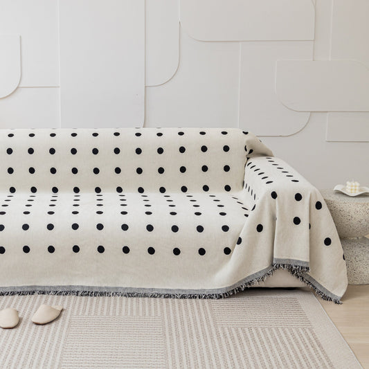 Svart Boba Vändbar Komfortsofföverdrag - Modern, Stilren & Hållbart Soffskydd