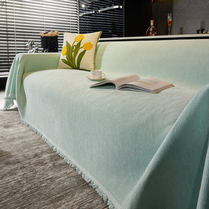 Slät Mocha Sofföverdrag - Modernt, Stilrent &amp; Hållbart Soffskydd