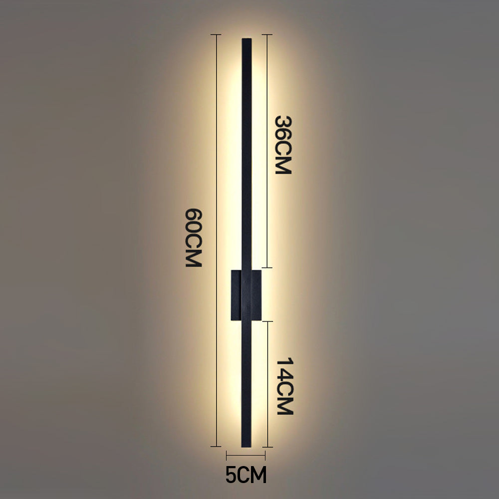 Vägglampa Modern Svart LED Inomhusarmatur