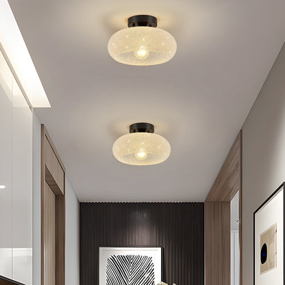 Taklampa Glas Modern Semi Flush Armatur