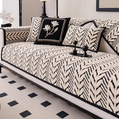 Premium Varm Vetekudde Plush Anti-Slip Sofföverdrag