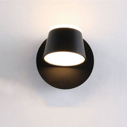 ScandiGlow – Justerbar LED Vägglampa med Cylinderformad Skärm, Finns i 1/2/3 Ljuspunktet