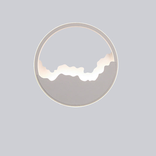 Carvallo - Modern LED vägglampa med elegant vågmönster för stilfull belysning