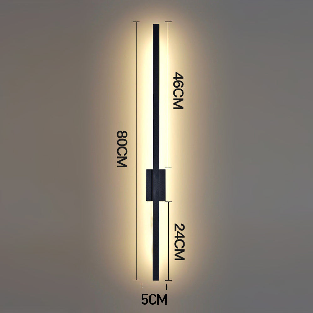Vägglampa Modern Svart LED Inomhusarmatur