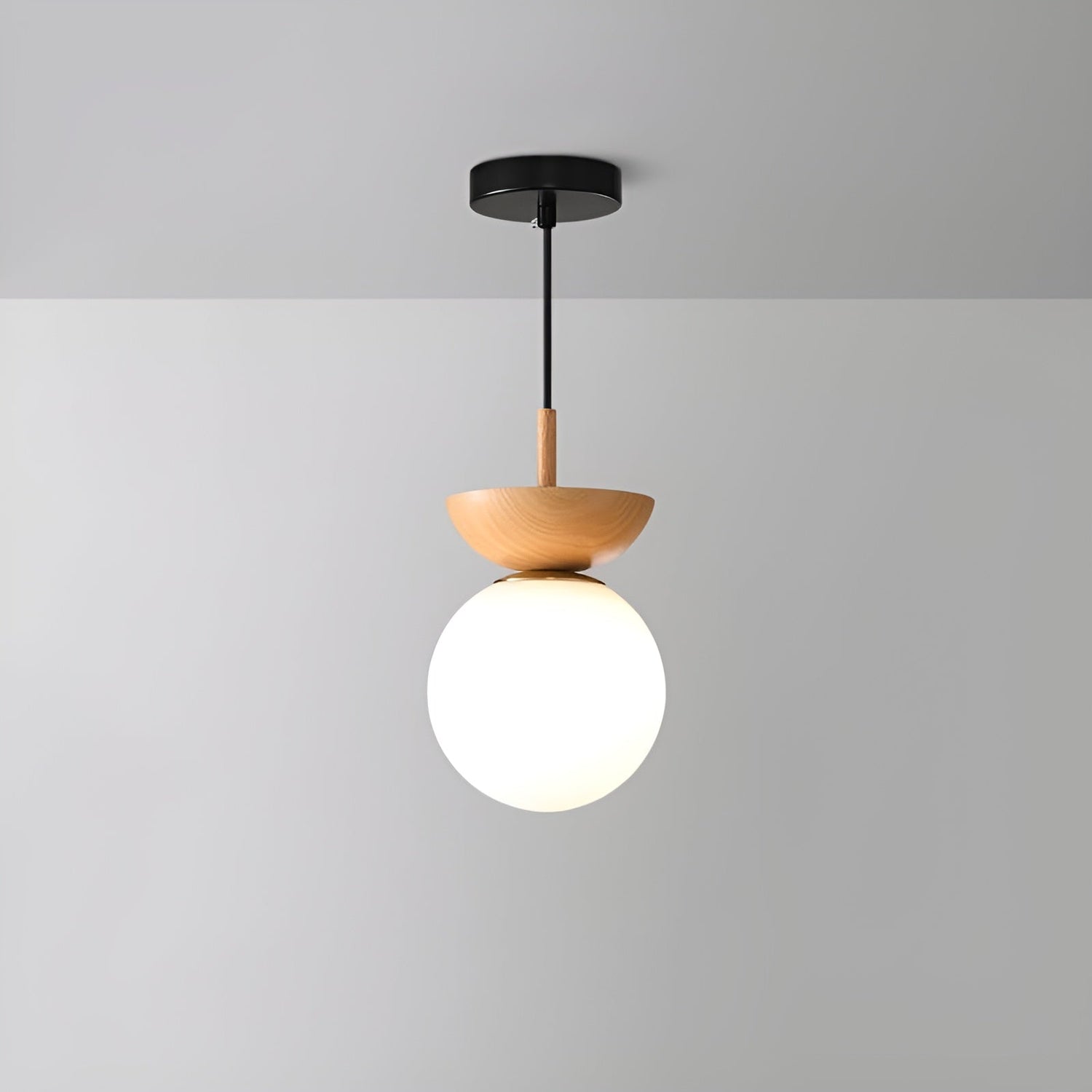 BalconyBloom Light - LED-taklampa i japansk stil