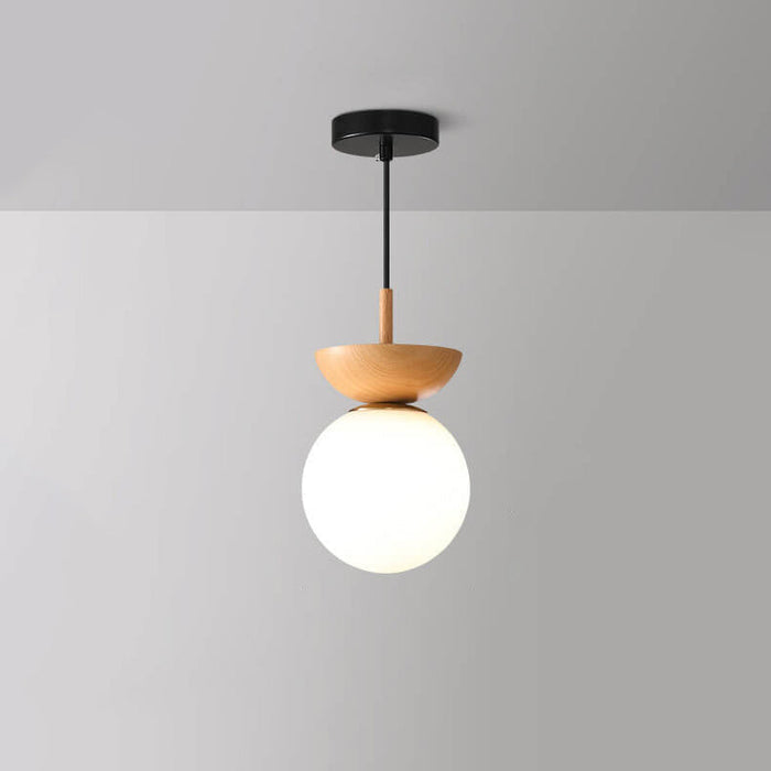 Plafondlampa i japansk designstil