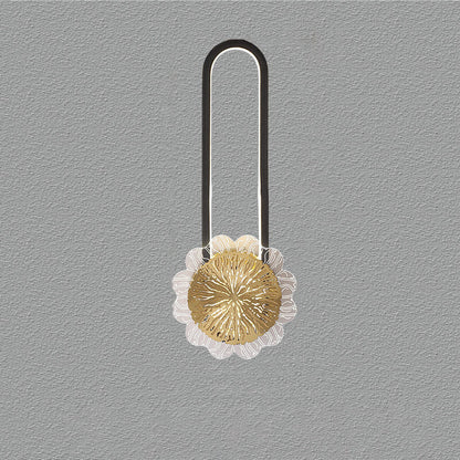 Industriell minimalistisk LED-vägglampa med kopparring