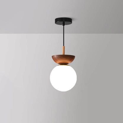 Plafondlampa i japansk designstil