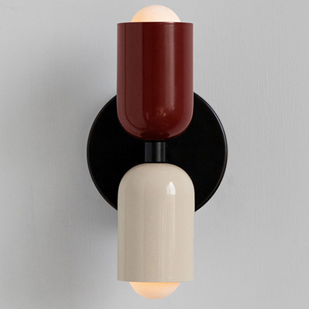 Vägglampa Modern Dubbel Glas Sconce Armatur