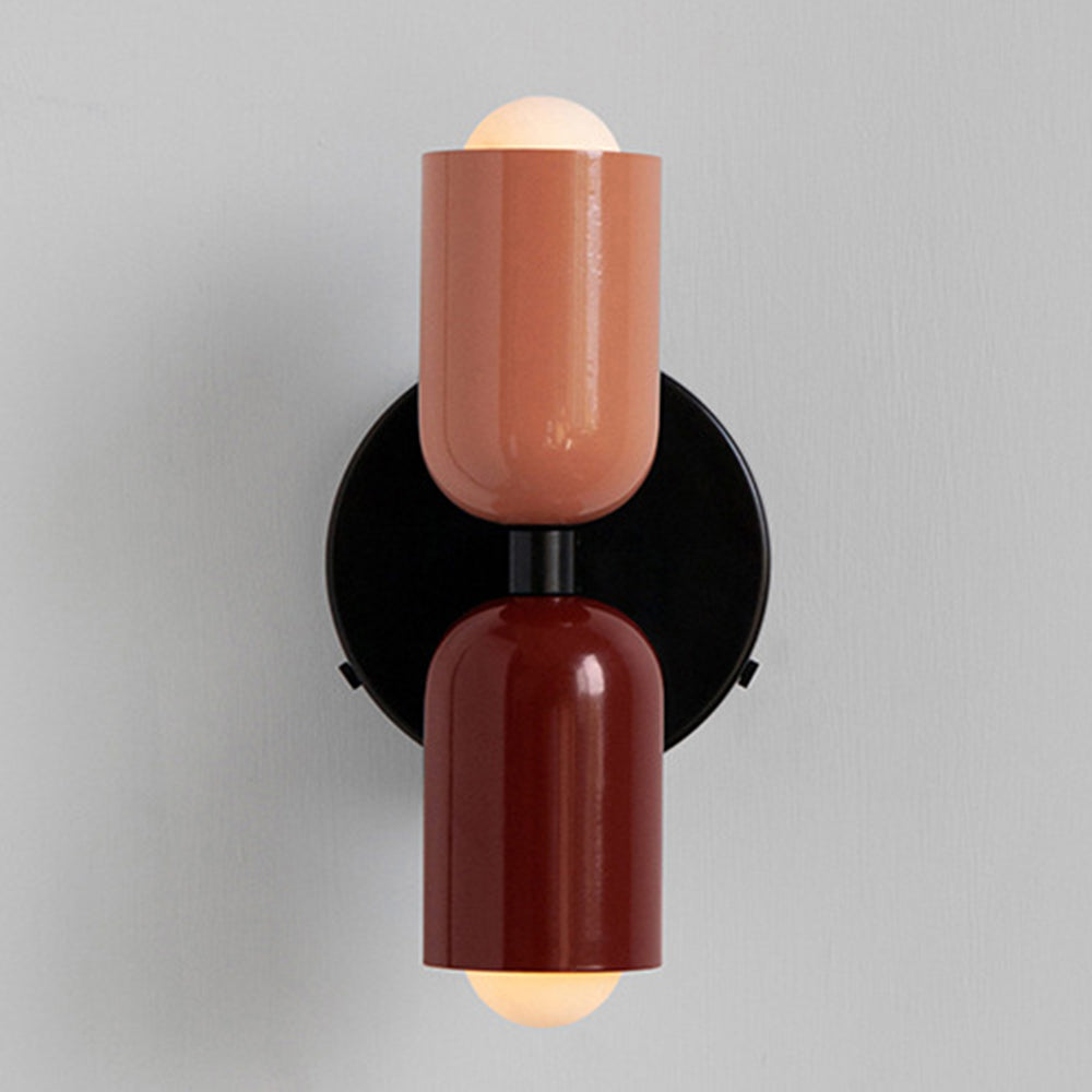 Vägglampa Modern Dubbel Glas Sconce Armatur