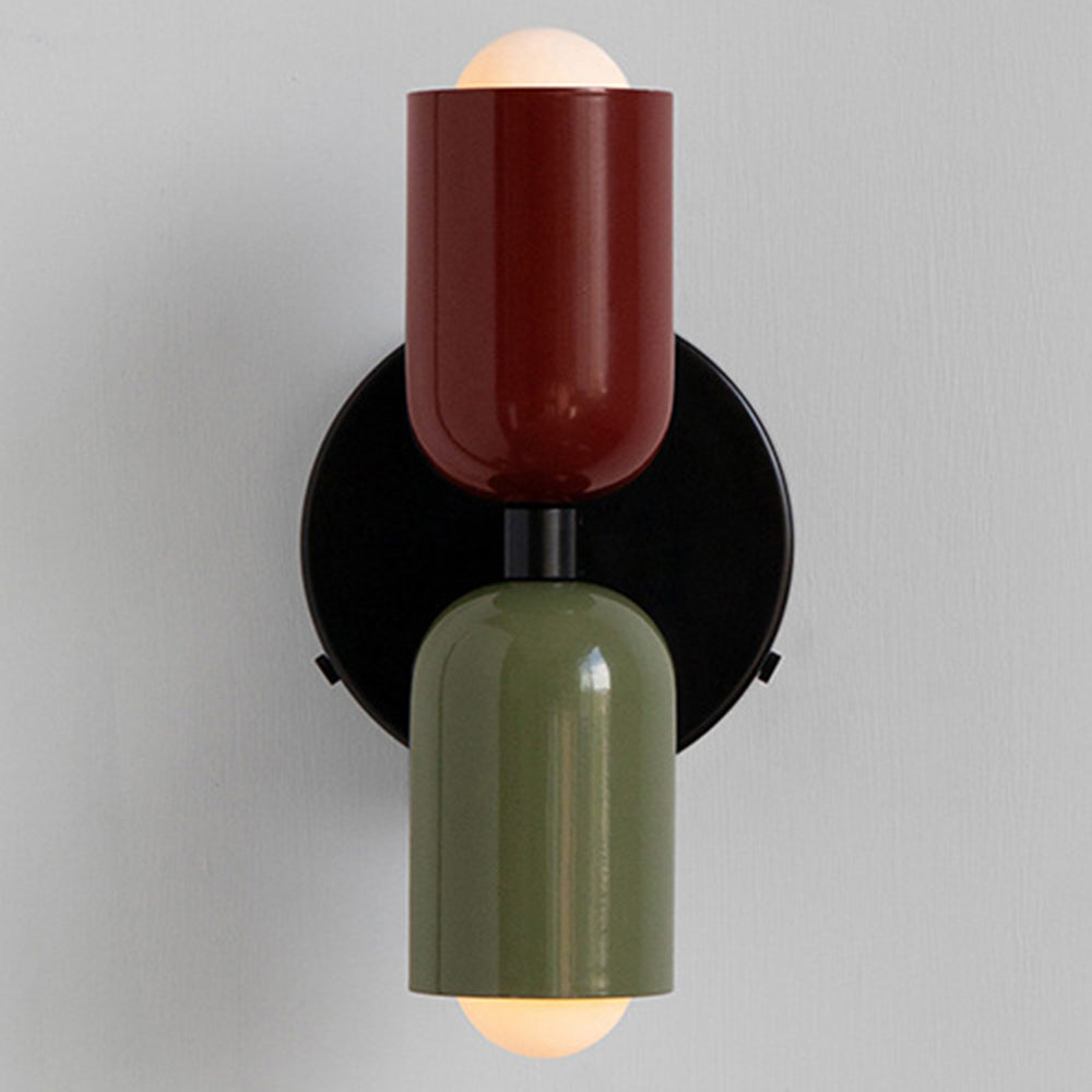 Vägglampa Modern Dubbel Glas Sconce Armatur