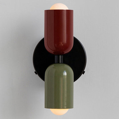Vägglampa Modern Dubbel Glas Sconce Armatur
