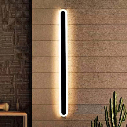 Utomhusvägglampa Modern Svart Vattentät Lampa