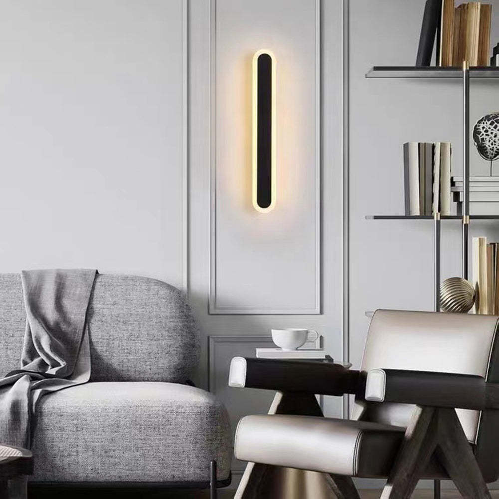 Utomhusvägglampa Modern Svart Vattentät Lampa