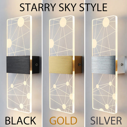 Modern LED Akryl Vägglampa – Nordisk Väggsconces Belysning för Heminredning, Stiliga Energisnåla Vägglampor