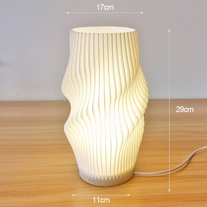 3D Utskriven Skrivbordslampa – Stilig Bordslampa för Sovrum, Kafé eller Studieområde