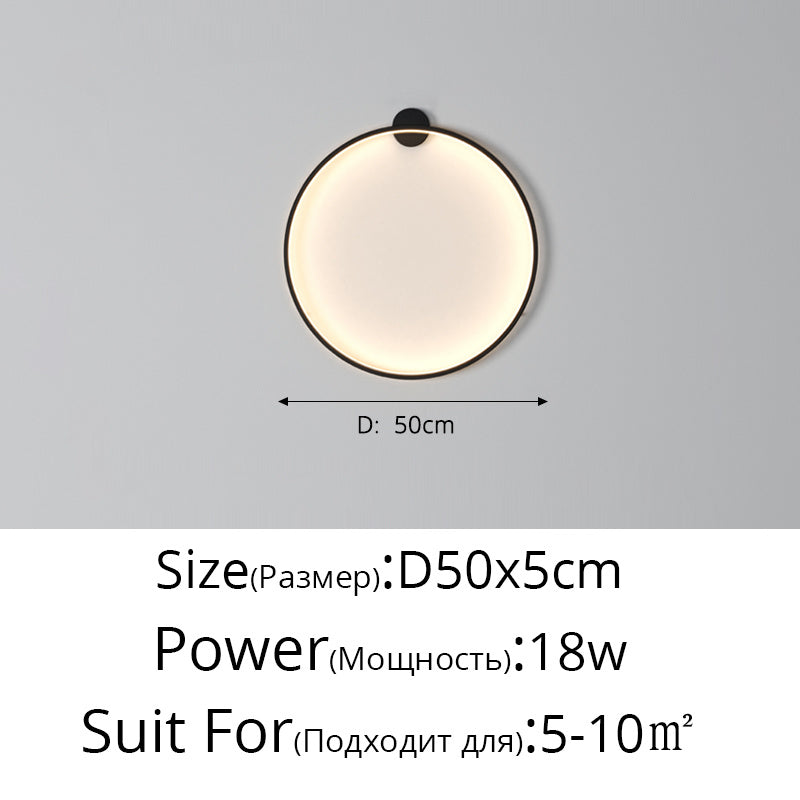 Måne LED Vägglampa – Modern Vägglampa för Sovrum, Vardagsrum och Hall