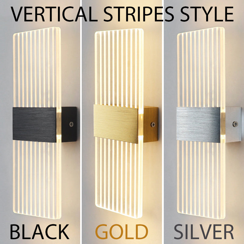 Modern LED Akryl Vägglampa – Nordisk Väggsconces Belysning för Heminredning, Stiliga Energisnåla Vägglampor