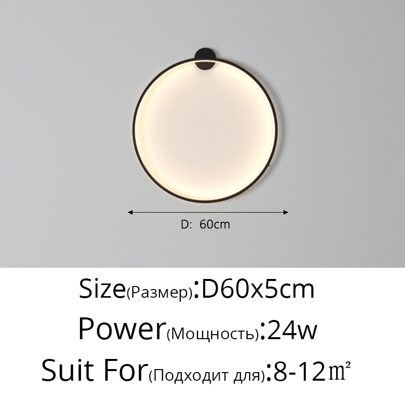 Måne LED Vägglampa – Modern Vägglampa för Sovrum, Vardagsrum och Hall