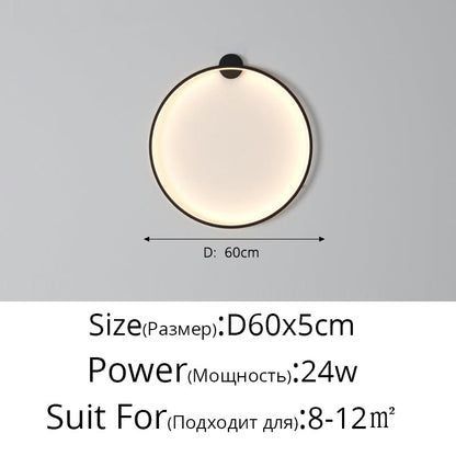 Måne LED Vägglampa – Modern Vägglampa för Sovrum, Vardagsrum och Hall