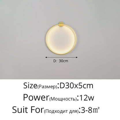 Måne LED Vägglampa – Modern Vägglampa för Sovrum, Vardagsrum och Hall