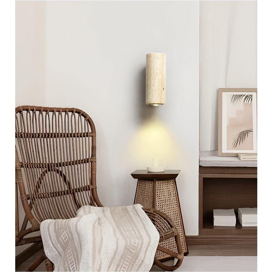 LED MarbleScape - Wabi Sabi LED-vägglampa med japansk design
