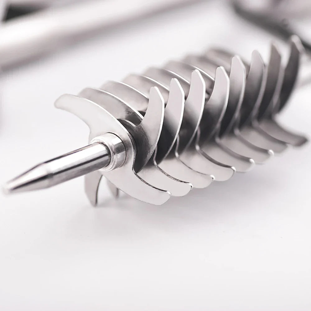 Carvallo HerbaCut Inox | Manuell rostfri kvarn för persilja, koriander & örter | 1 styck | Kompakt & Rostfri