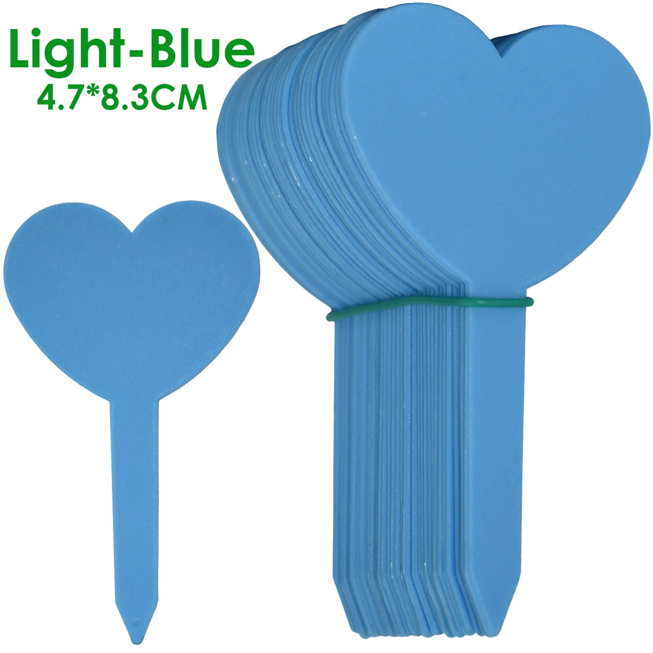 Carvallo Trädgårdsetiketter | 50 stycken | Vattentäta växtskyltar i plast | Återanvändbara | För krukor, rabatter & frön