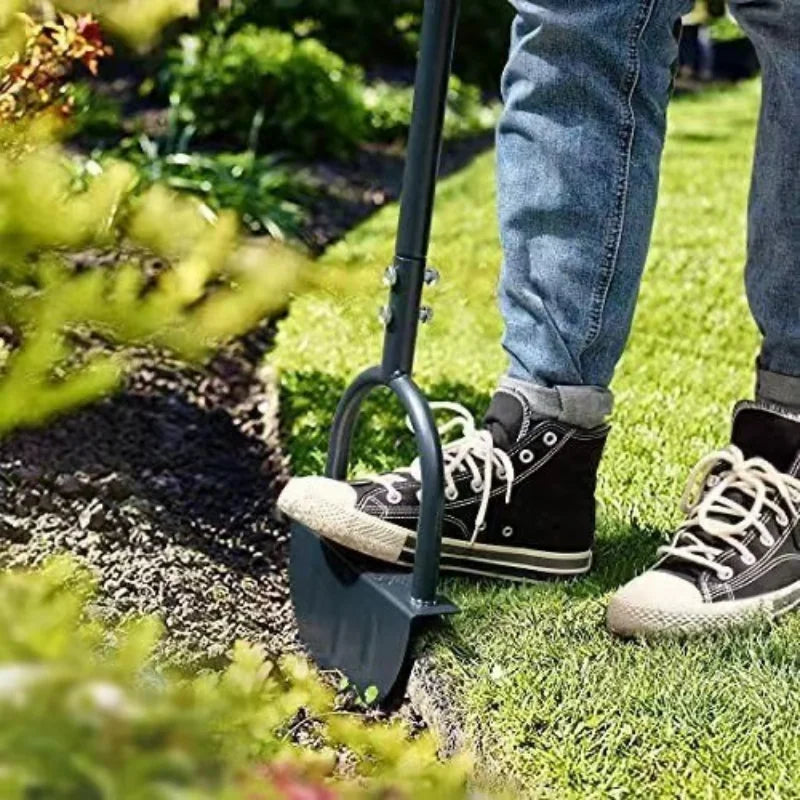 Carvallo Gräskantskärare | Halvmåne-design med vågslipning | Handverktyg för rena gräskanter och rabatter