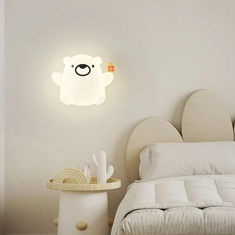 CartoonKinder - Dimmbar LED Vägglampa för Barnrum
