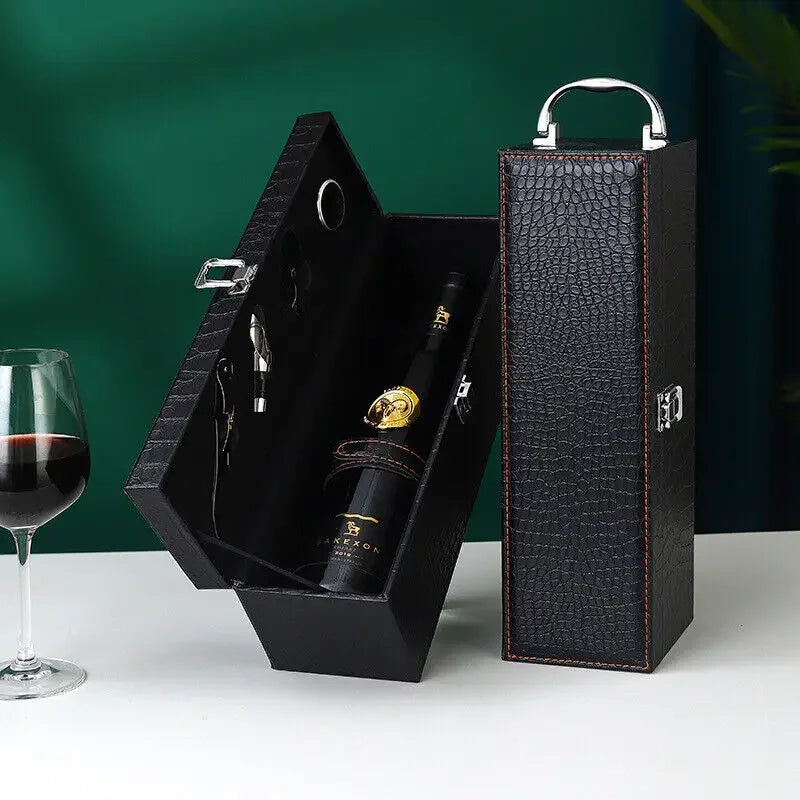 Lyxig Vinlåda - Stilig Förvaring för Vin och Tillbehör