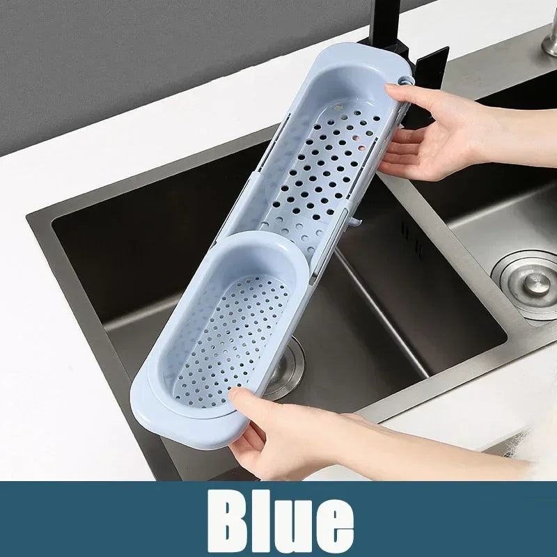 Carvallo FlexDry Organizer Justerbar diskho avtorkningshylla med handdukshållare | Teleskopisk & ventilerad