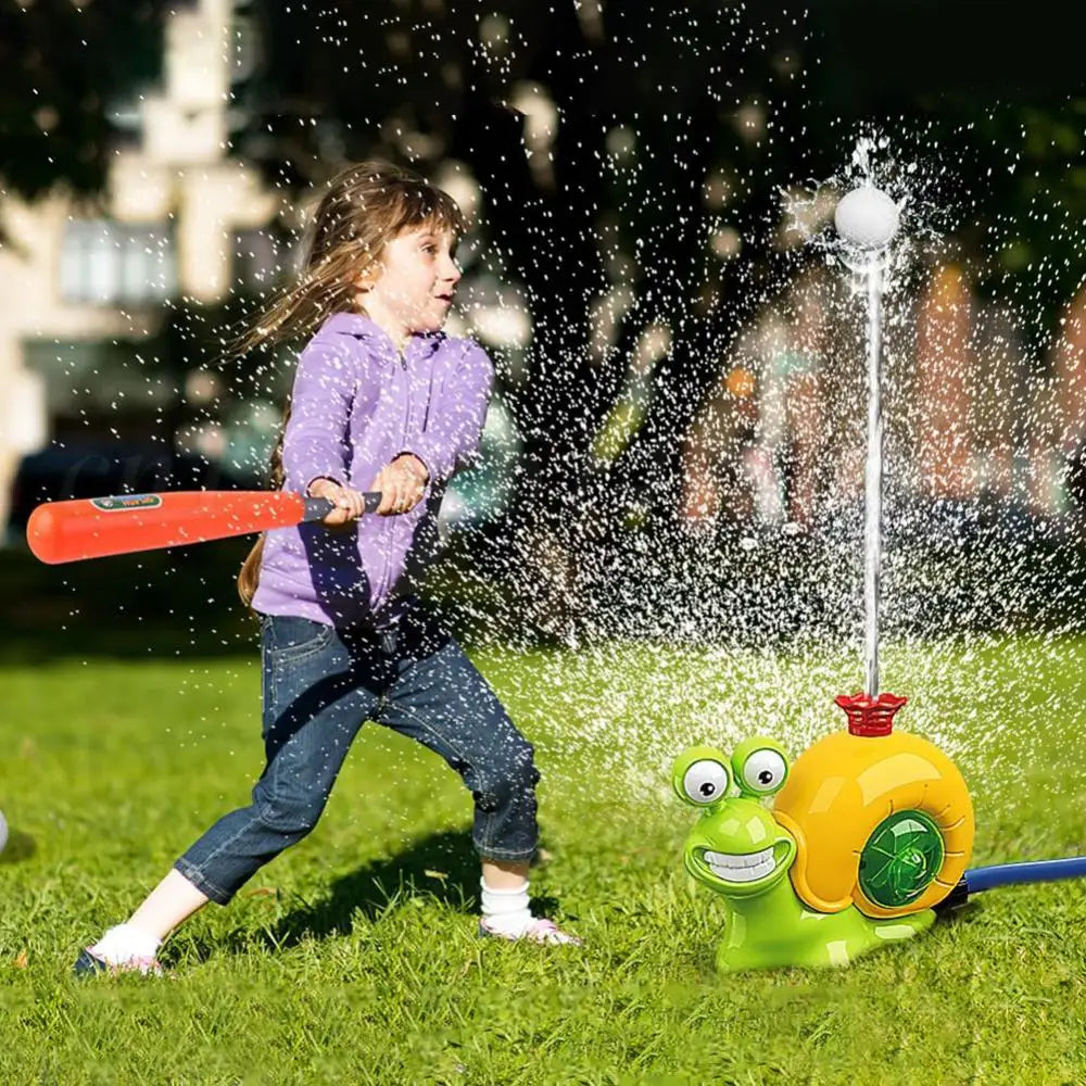 Carvallo Vattensprinkler-leksak | Rolig trädgårdssnigel | För barn från 3 år | Sommar-sprutkul i trädgården &amp; pool