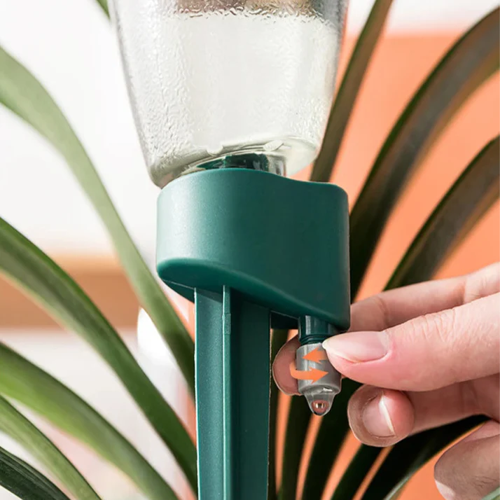 Carvallo Bewässerungsaufsatz | För PET-flaskor | Droppbevattning med hastighetsreglering | 2-pack