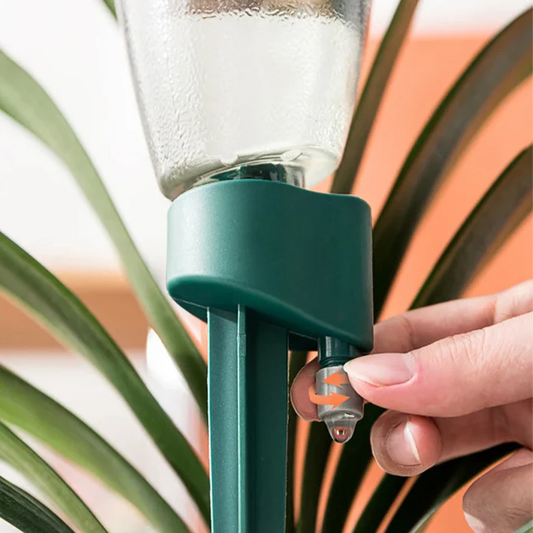 Carvallo Bewässerungsaufsatz | För PET-flaskor | Droppbevattning med hastighetsreglering | 2-pack