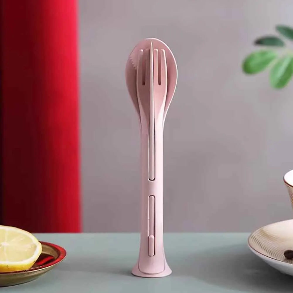 Carvallo Resebestick | 3-delat set av vetefält | Med etui | Återanvändbar och miljövänlig | För skola, kontor och utomhus