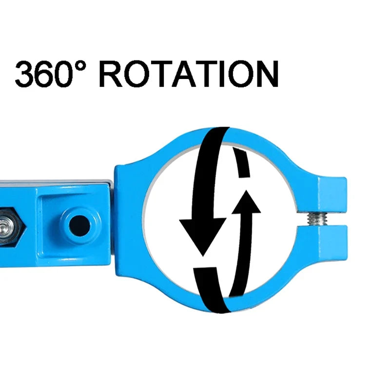Carvallo FlexPr Borrstativ Fäste | 360° Justerbart | Aluminiumlegering | För Handborrmaskiner