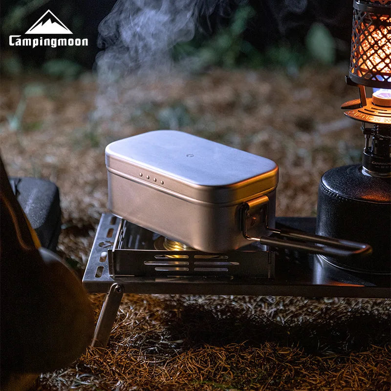 Carvallo Lunchbox med tryckutjämning | Ultralätt &amp; Robust | I aluminium | 0,65L / 1,3L