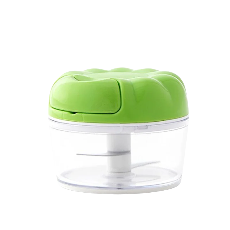 Carvallo | Manuell vitlöks- och grönsakshackare | Multifunktionell kökshjälpare | 7 × 9 cm | Rostfria stålblad