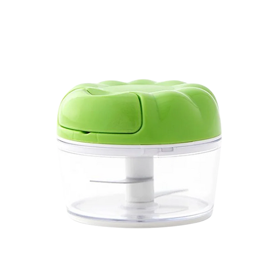 Carvallo | Manuell vitlöks- och grönsakshackare | Multifunktionell kökshjälpare | 7 × 9 cm | Rostfria stålblad