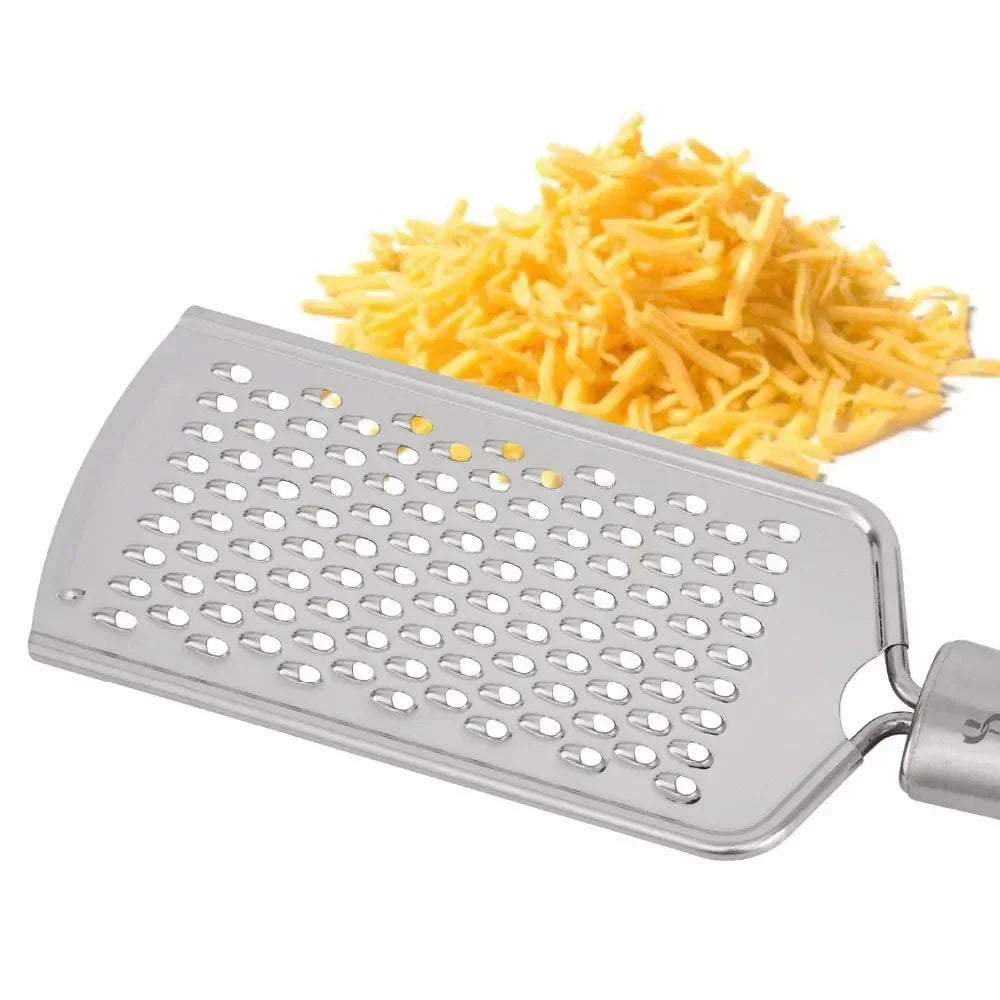Carvallo MultiGrate Classic Handriven i rostfritt stål | Mångsidig för ost, grönsaker &amp; frukt | Ergonomisk &amp; diskmaskinssäker
