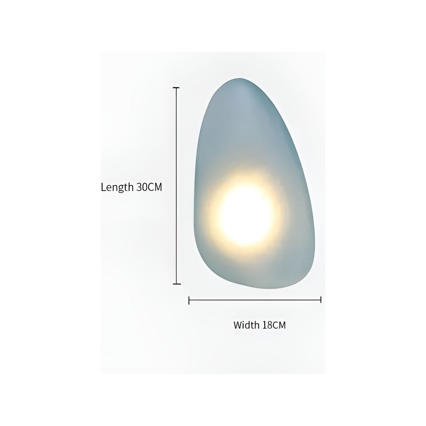 AuroraGlass Light - Nordisk glasfönster vägglampa