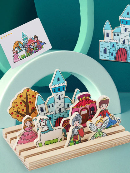 Djurpussel Äventyr - Trä Prinsessan Slott