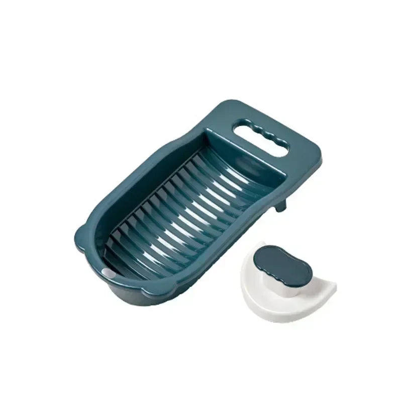 Carvallo CleanBoard Mini Tvättbräda för underkläder & strumpor | Rutsksäker & extra stabil | Kompakt för bad & resor