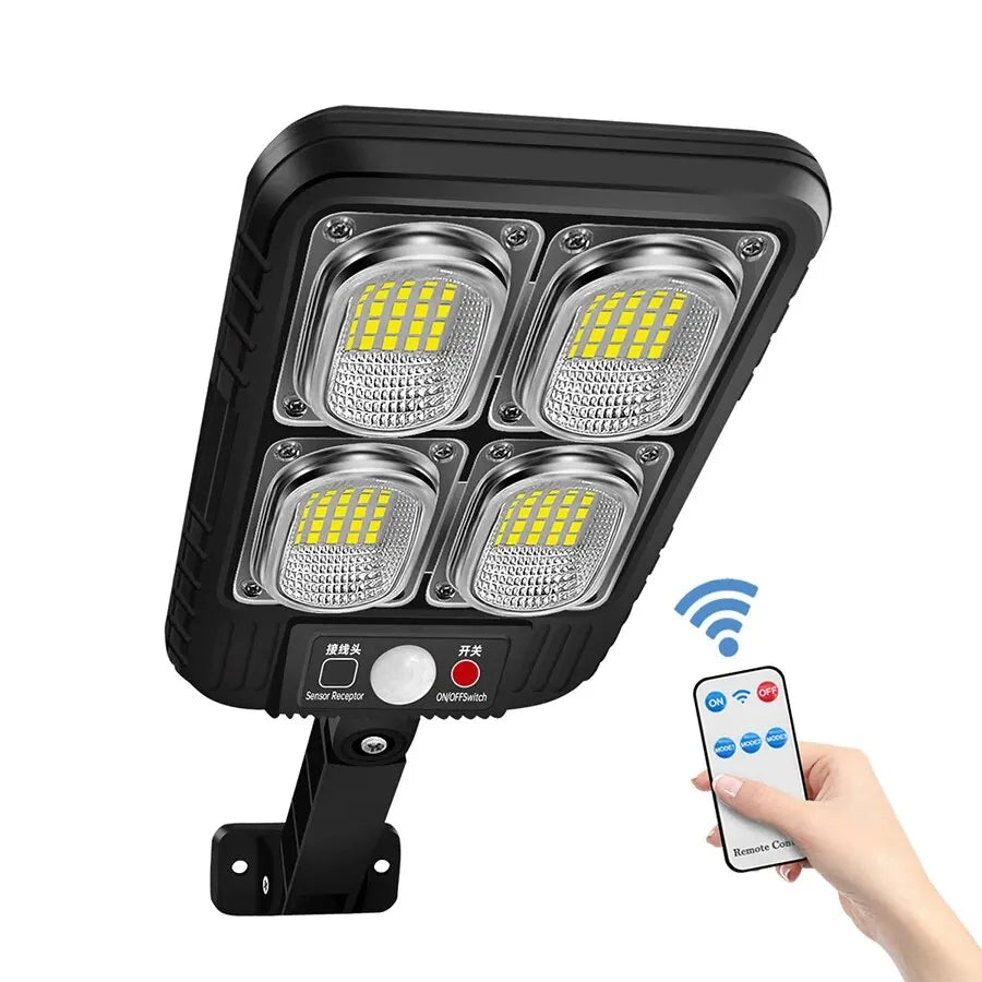 Carvallo LUMISUN Pro | 100/200 LEDs | IP65 Vattentålig | Rörelsesensor & Fjärrkontroll