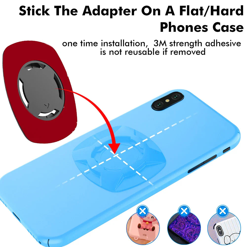 Carvallo Pro Hållare | Stötsäker telefonhållare för cykel & motorcykel | 360° roterbar | För 4,7–7,2" smartphones