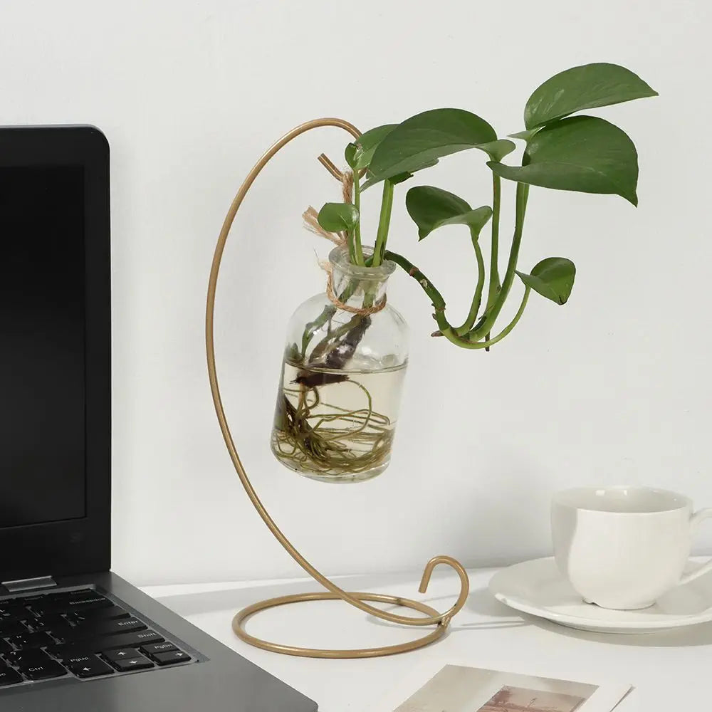 Carvallo-Halter LunaLoop Hängeständer | För glaskulor, ljuslyktor & växter | Metall med lackbeläggning