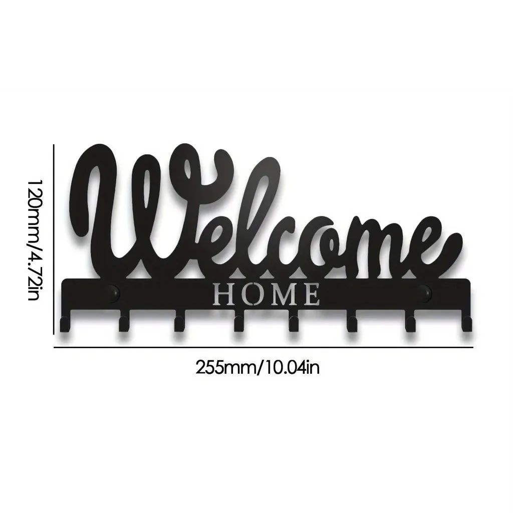 Elegant Väggmonterad Nyckelhållare - En Stilren Lösning för Nycklar och Tillbehör