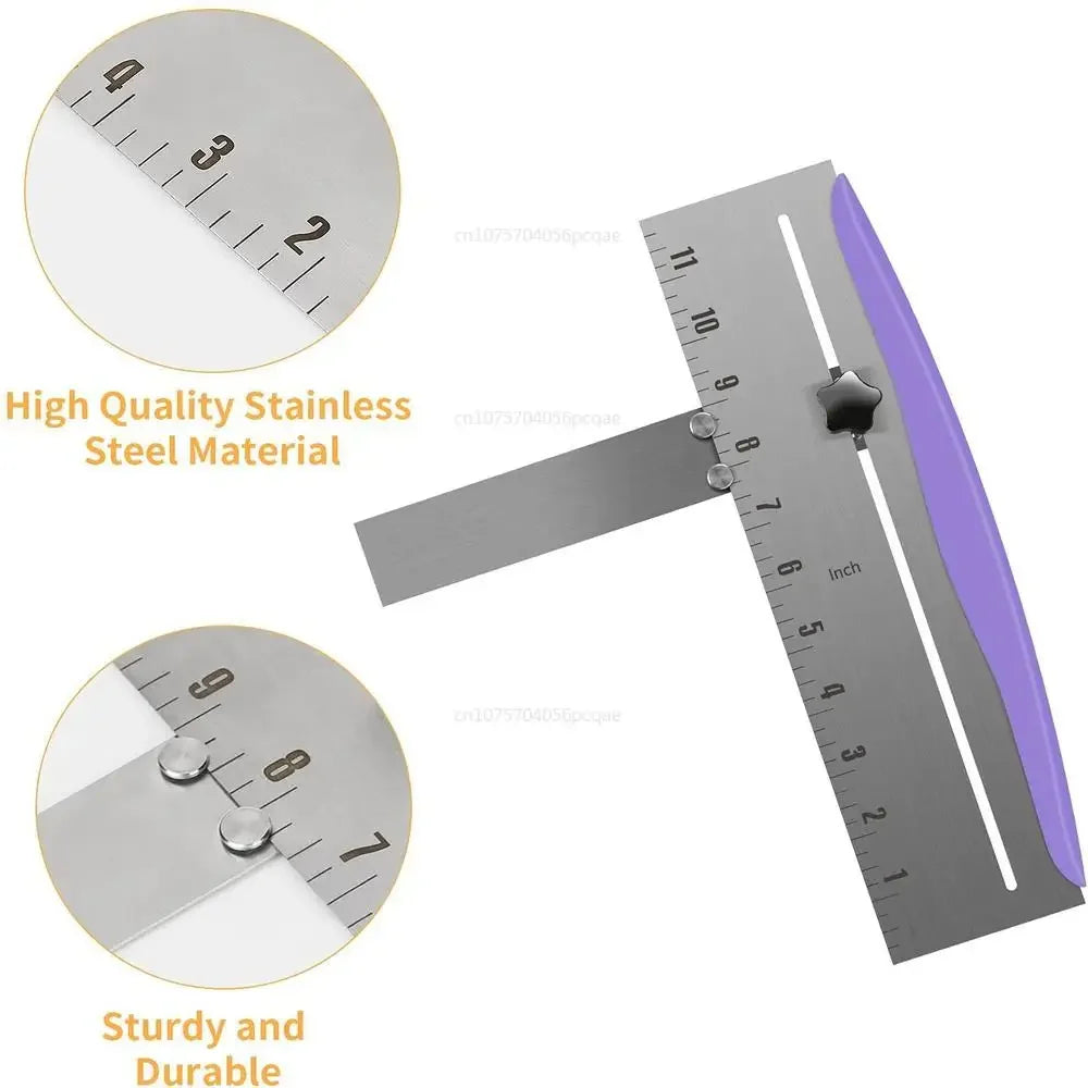 Carvallo rostfritt stål degskrapa | Med måttskala & PP-handtag | Värmebeständig & rostfri | För kök, bageri & gastronomi