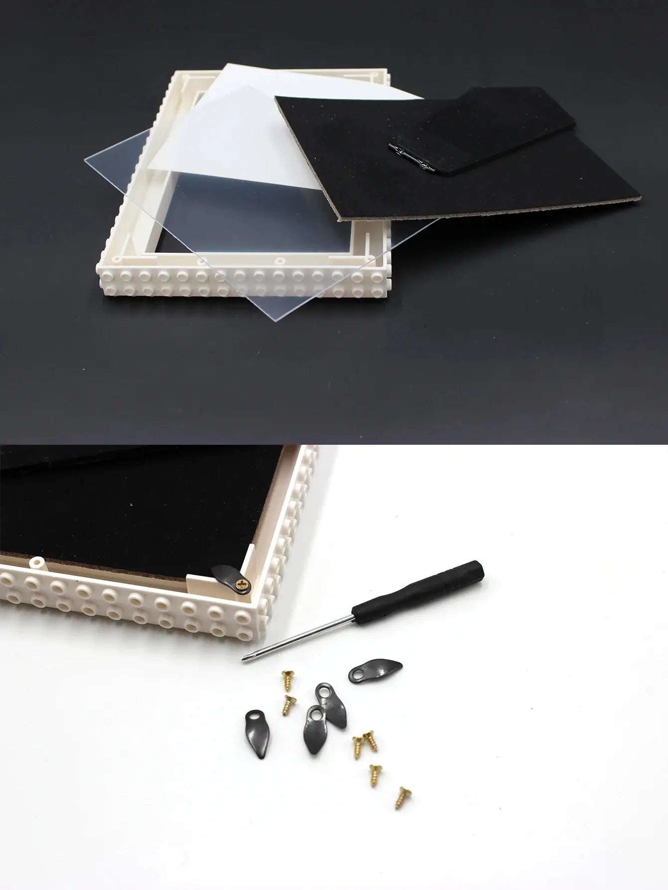 Royallure DIY Färgglada Byggblock Fotohållare Kreativ Heminredning & Present